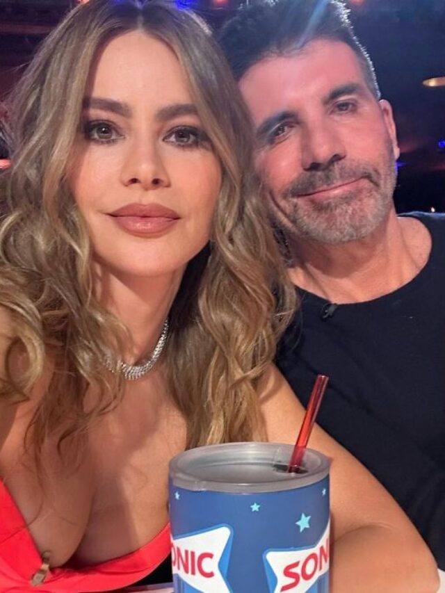 Sofia Vergara and Simon cowell AGT